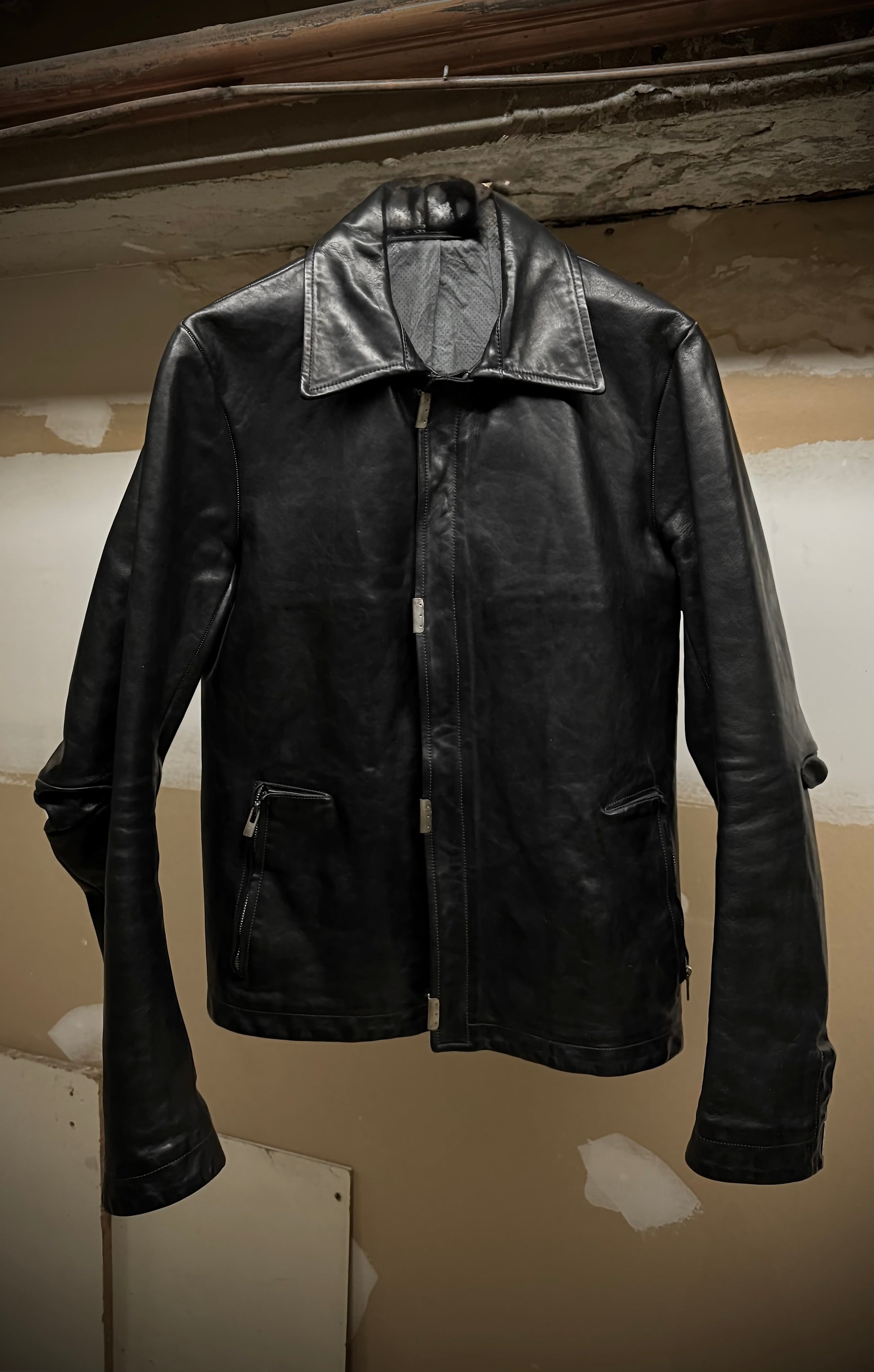 Carol Christian Poell ‘LM/2498 CORS-PTC/010’ Object-dyed Lined Scarstitch Horse Leather Jacket (Siz | Archive Fashion Toronto