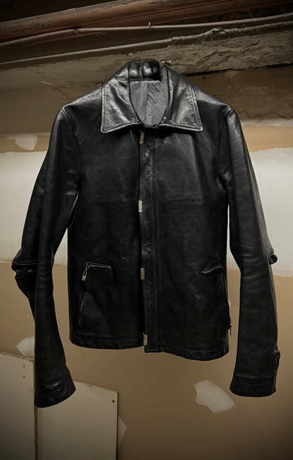Carol Christian Poell ‘LM/2498 CORS-PTC/010’ Object-dyed Lined Scarstitch Horse Leather Jacket (Siz | Archive Fashion Toronto