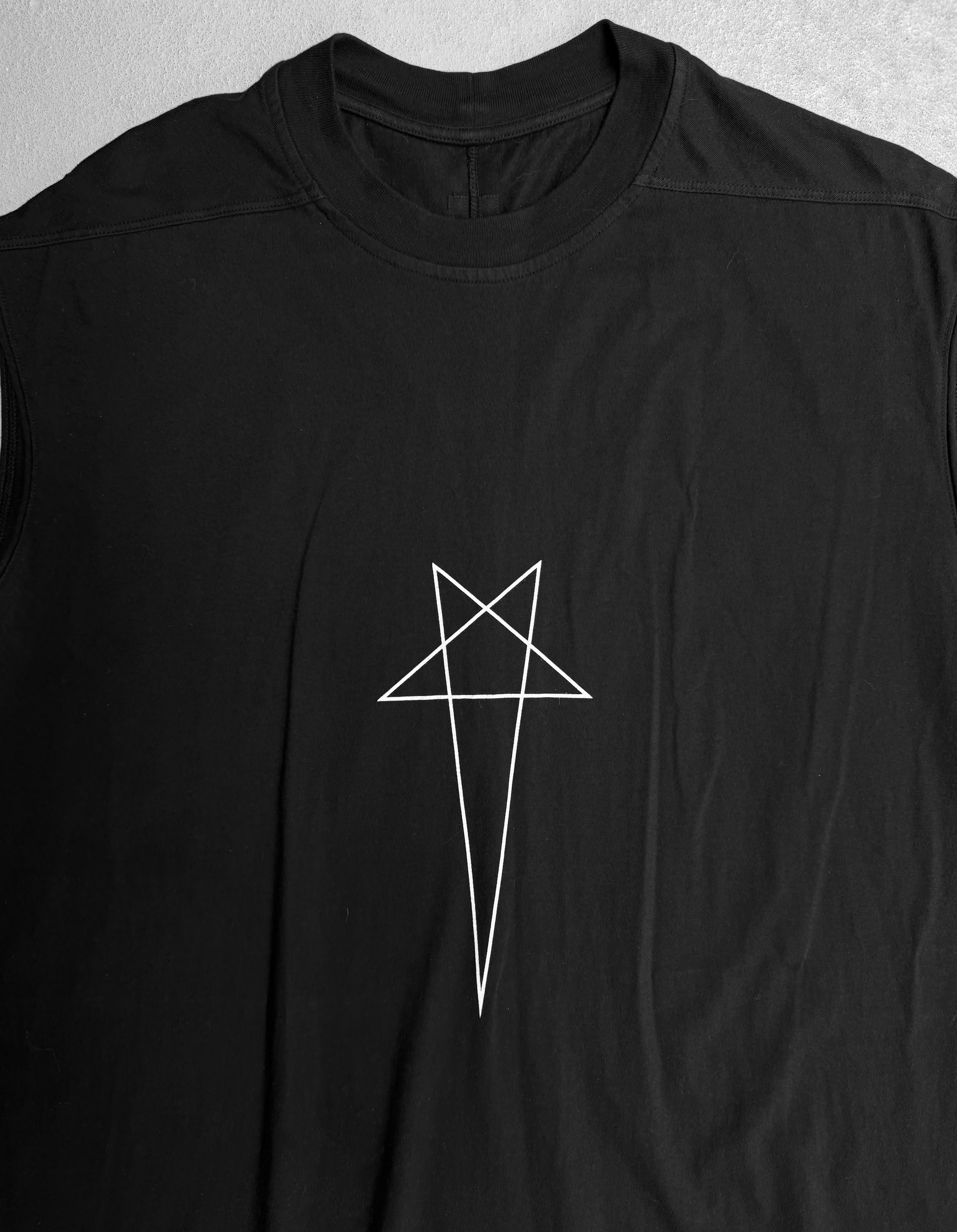Rick Owens DRKSHDW SS24 “LIDO” Pentagram Level Tank Top – DRIEW