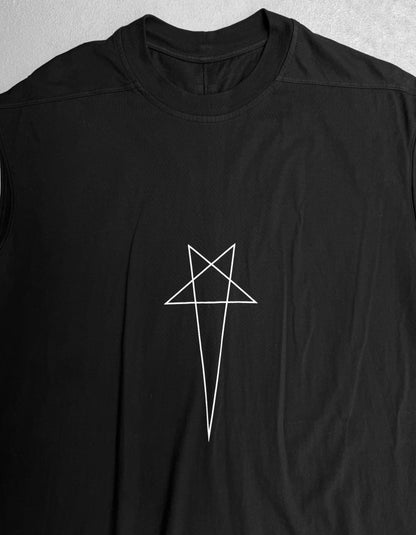 Rick Owens DRKSHDW SS24 “LIDO” Pentagram Level Tank Top
