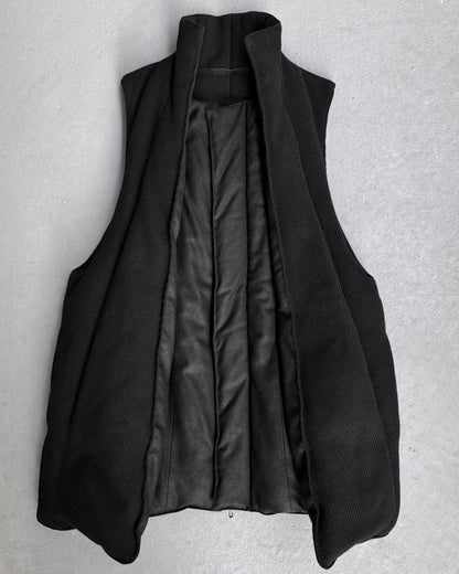 Julius_7 AW14 “Glitch;” Wool Feather Down Vest