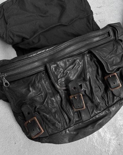 Isamu Katayama “BACKLASH” Double Shoulder Garment-dyed Side Bag