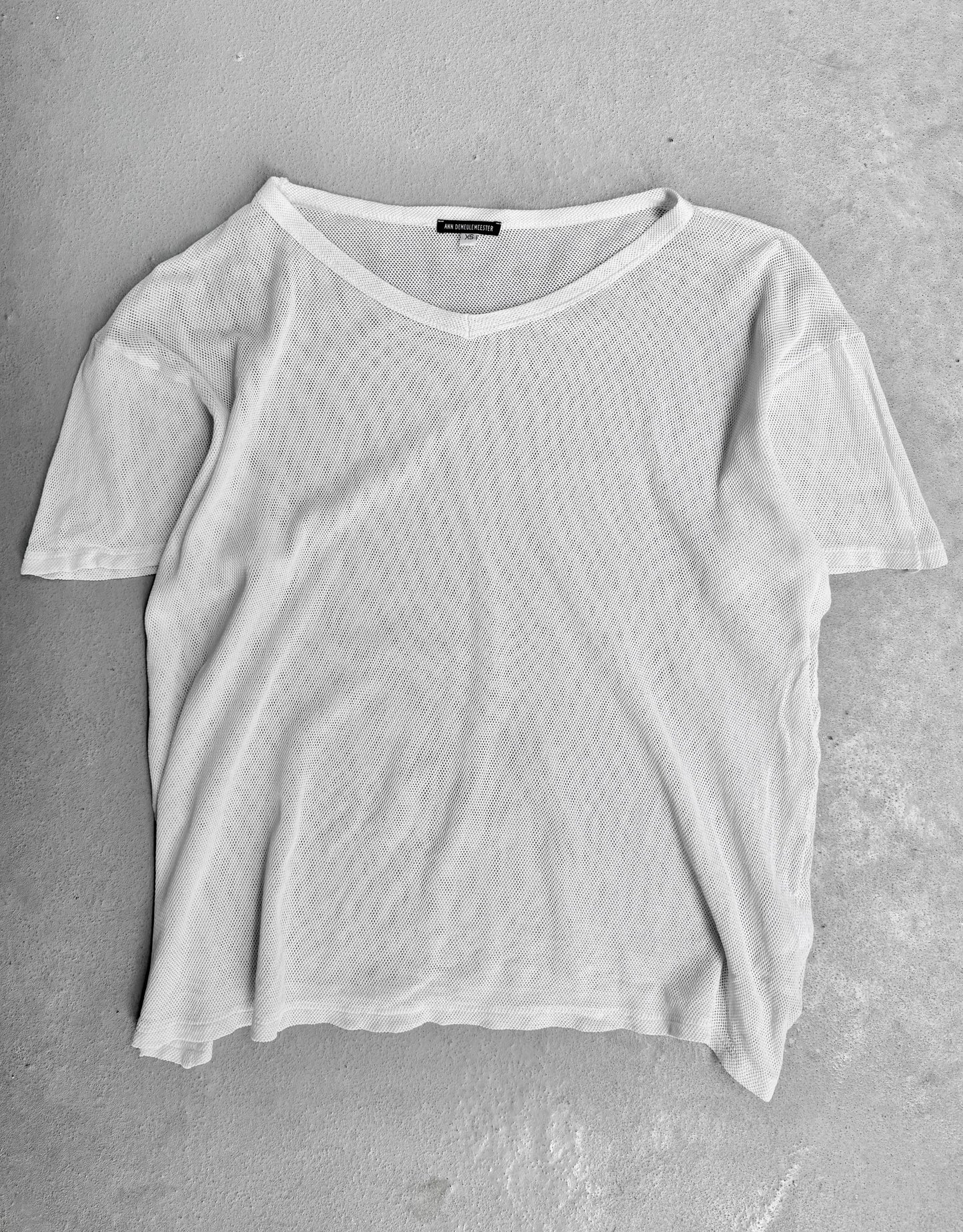Ann Demeulemeester Early 00s Mesh T-Shirt