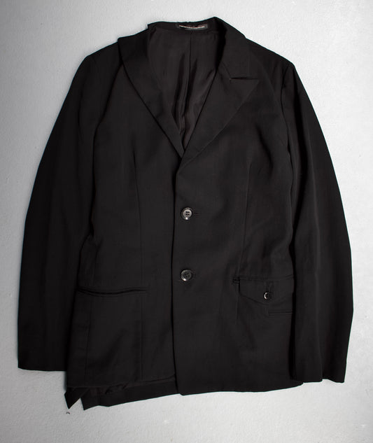 Y’s by Yohji Yamamoto AW12 Asymmetrical Wool Blazer