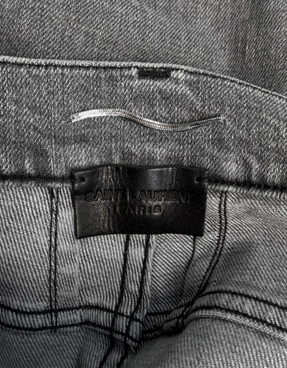 Saint Laurent Paris AW15 Grey ‘D02’ Skinny Denim