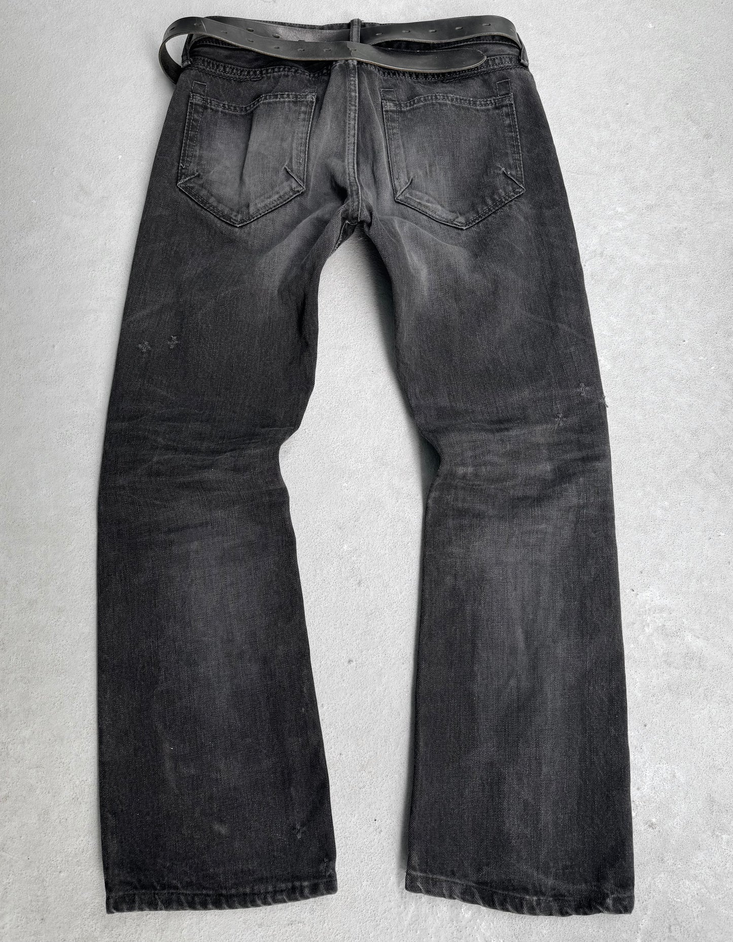 CIVARIZE Early 00s Washed Grey Bootcut Denim