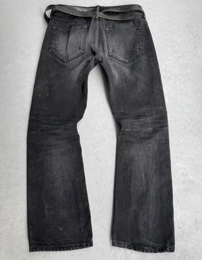 CIVARIZE Early 00s Washed Grey Bootcut Denim