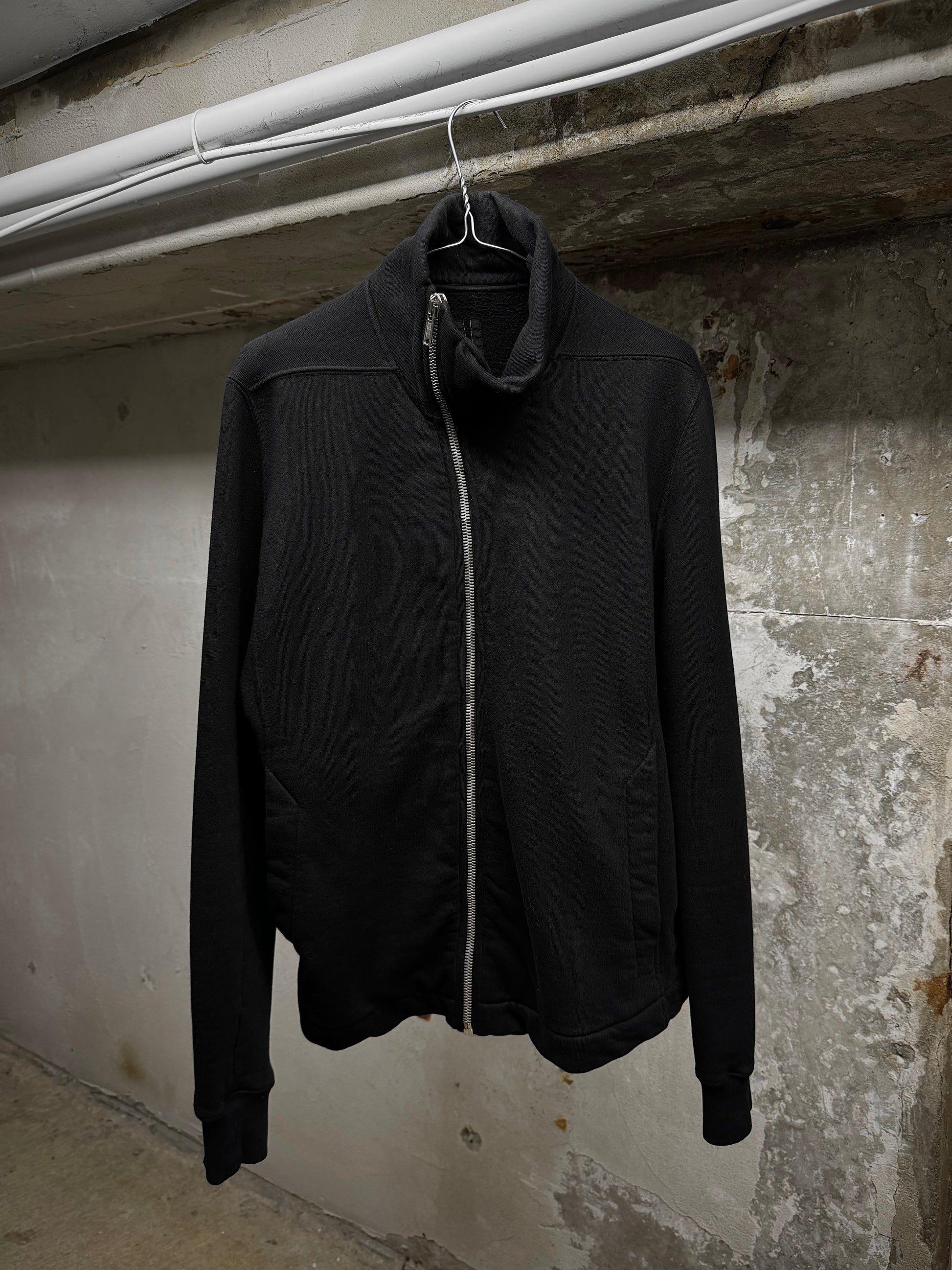 Rick Owens DRKSHDW AW14 "MOODY" Mollino Zip Up Cotton Fleece Sweater | Archive Fashion Toronto