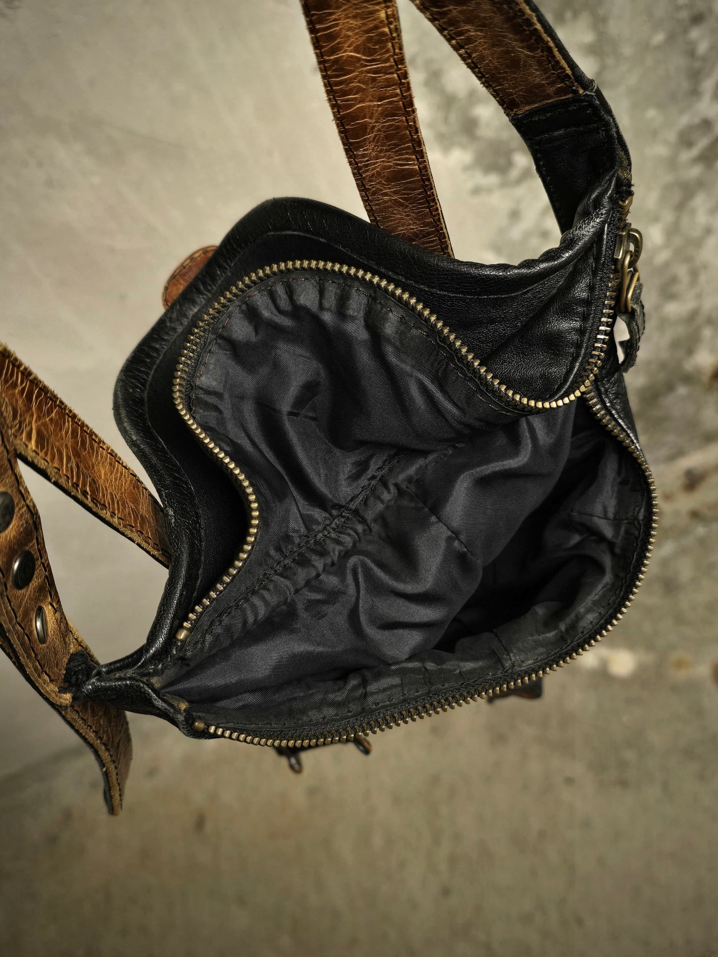 14thAddiction Early 00s Embellished Lamb Leather Belt Pouch detail | DRIEW GARMENTS