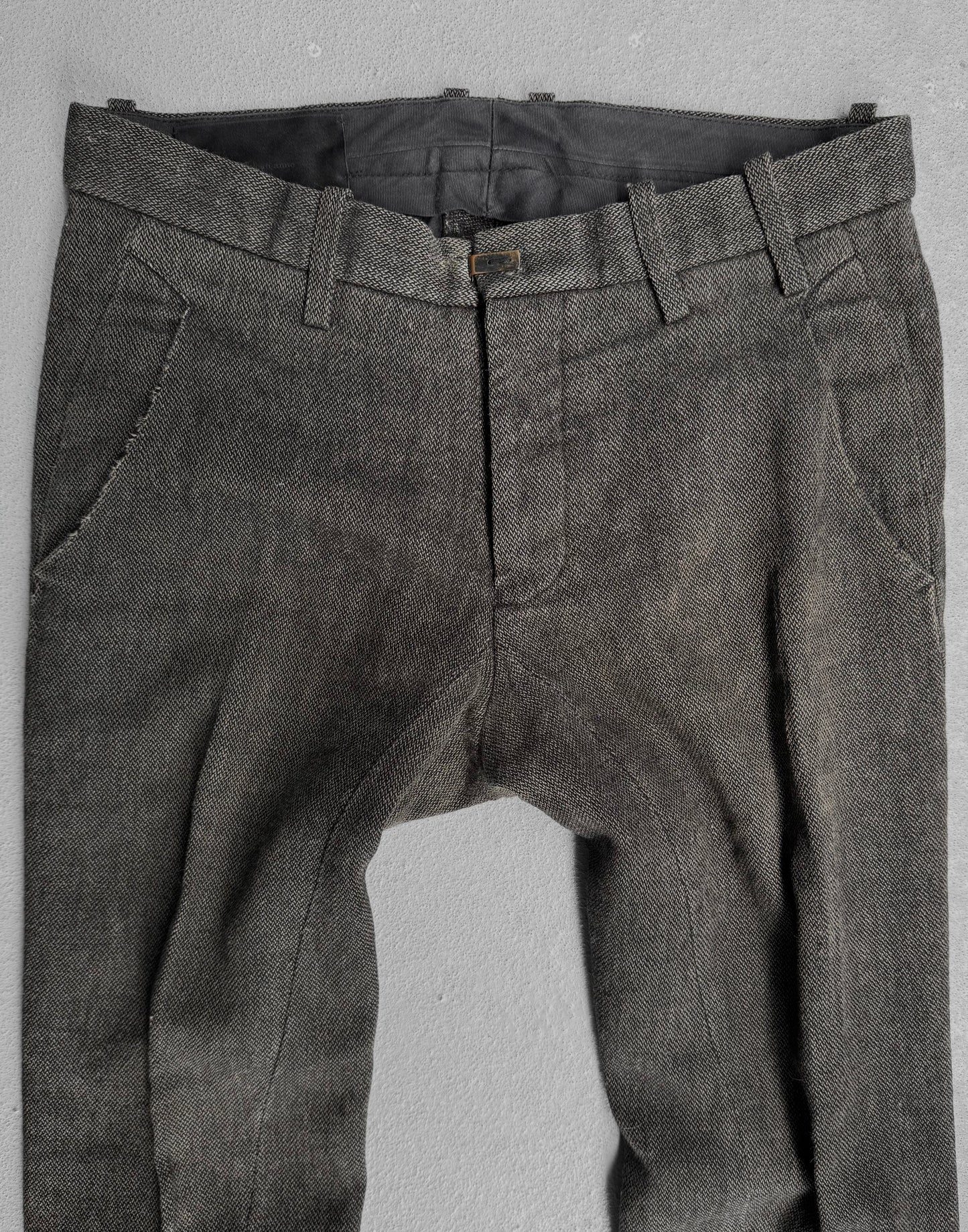 The Viridi-Anne Early 00s Straight Leg Wool Trousers