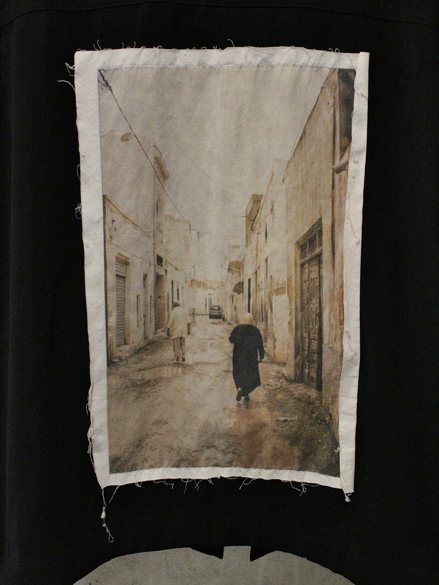 SONG FOR THE MUTE SS20 "20.1 LE BLED" Graphic Patch Oversized Chore Jacket