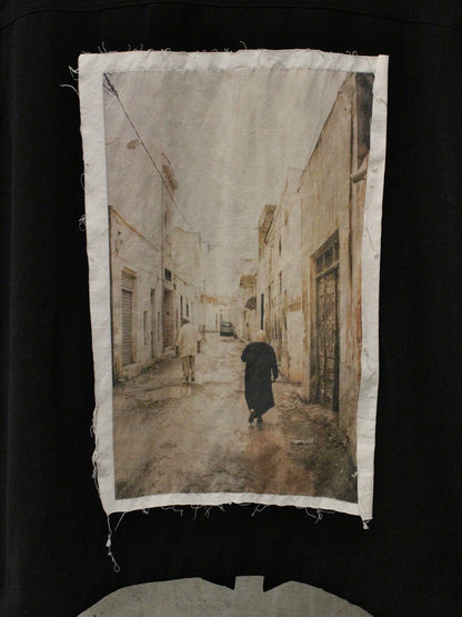 SONG FOR THE MUTE SS20 "20.1 LE BLED" Graphic Patch Oversized Chore Jacket