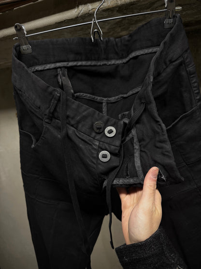 Boris Bidjan Saberi AW24 ‘P13 TF F1939’ Black Light Vinyl Coated Denim