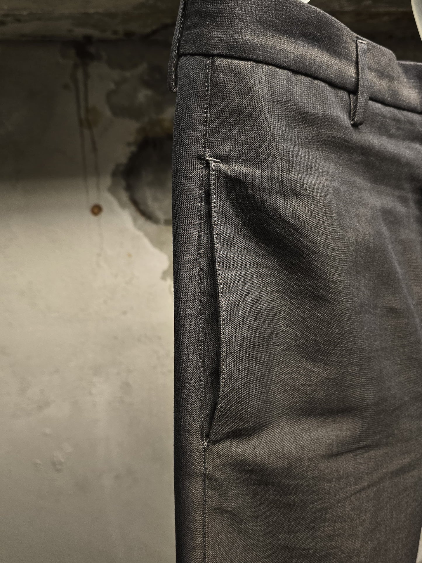 DEEPTI Collection °015 ‘P-035 ARG-8/925’ .999 Silver Plated Open-Zipfly Classic Trousers