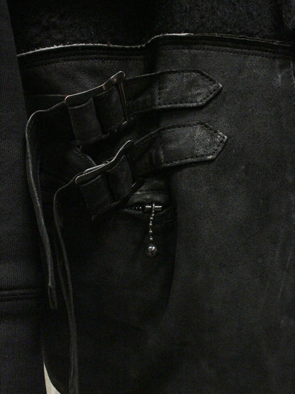 Number (N)ine AW05 "The High Streets" Hybrid Wool Sheep Leather Cargo Blazer