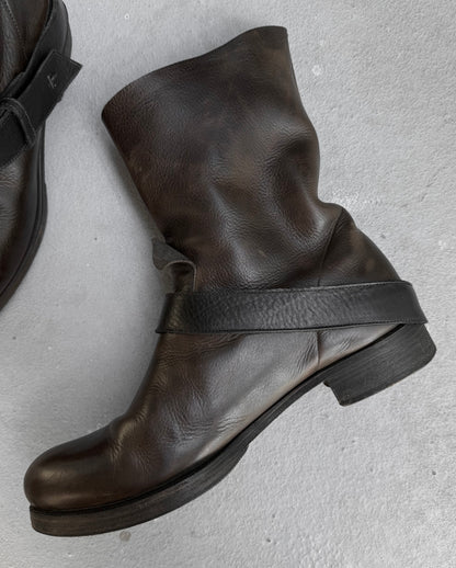 m.a+ by Maurizio Amadei 'S1C31' BI 1.5 Tall Buckle Engineer Boots