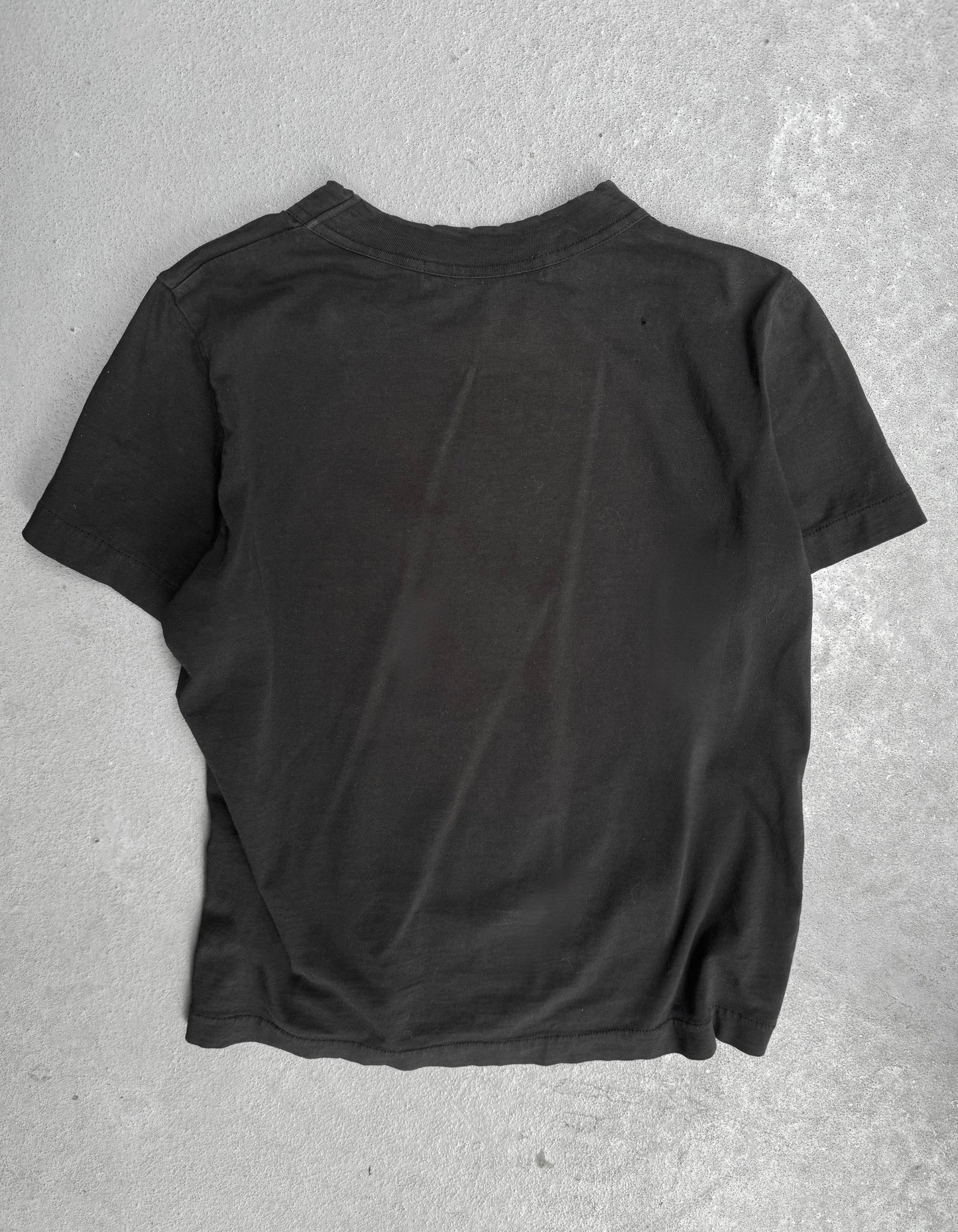 Junya Watanabe Early 00s Washed Black Crewneck T-shirt