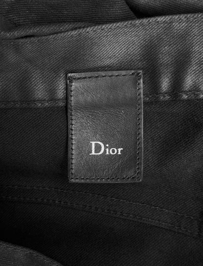 DIOR HOMME by Kris Van Assche AW13 Waxed Skinny Denim