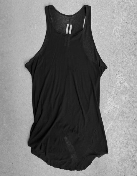 Rick Owens SS24 LIDO Black Sheer D-Flap Tank Top | Size M – DRIEW