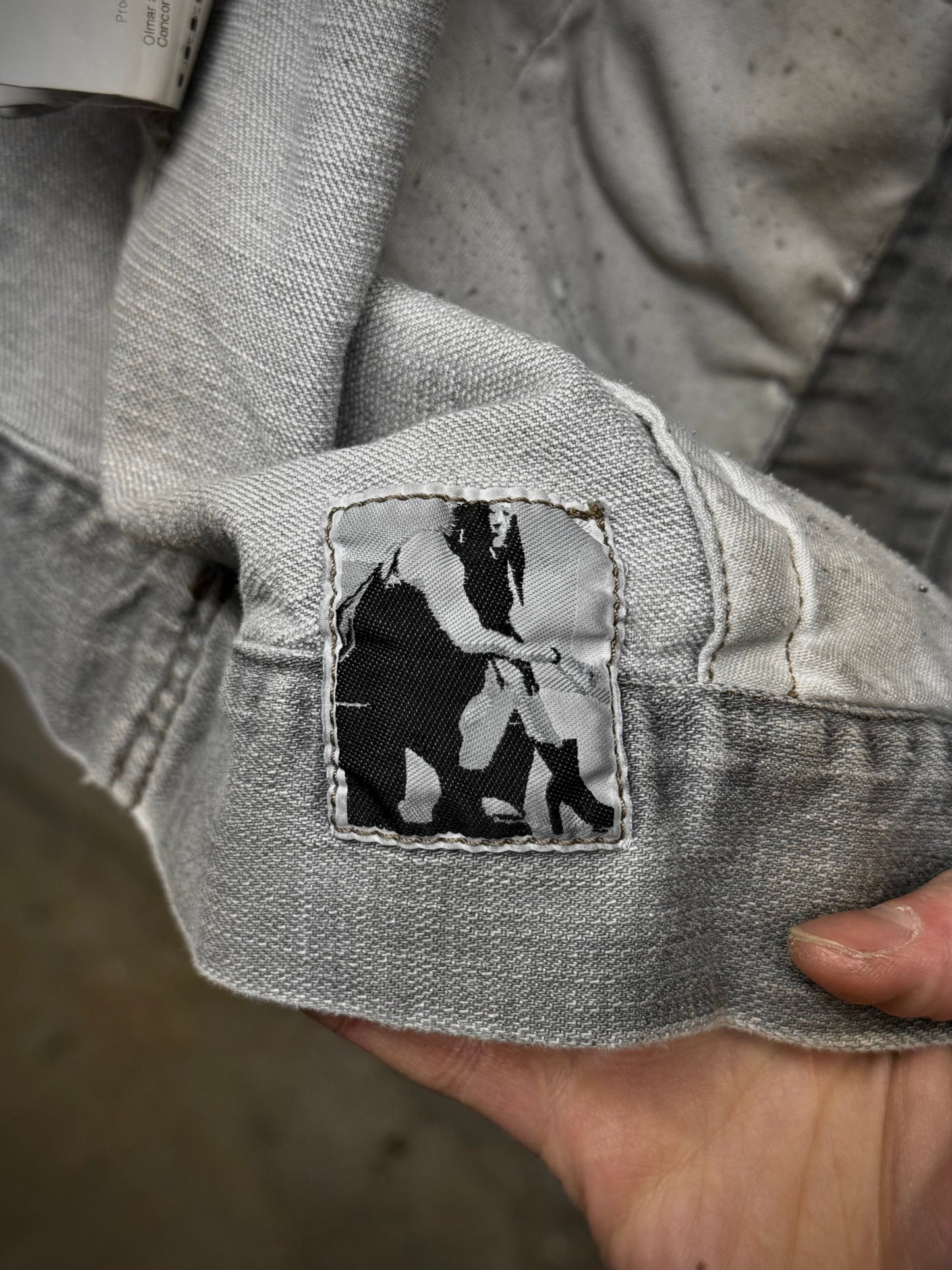 Rick Owens DRKSHDW AW08 "STAG" EGG Asymmetric Denim Vest