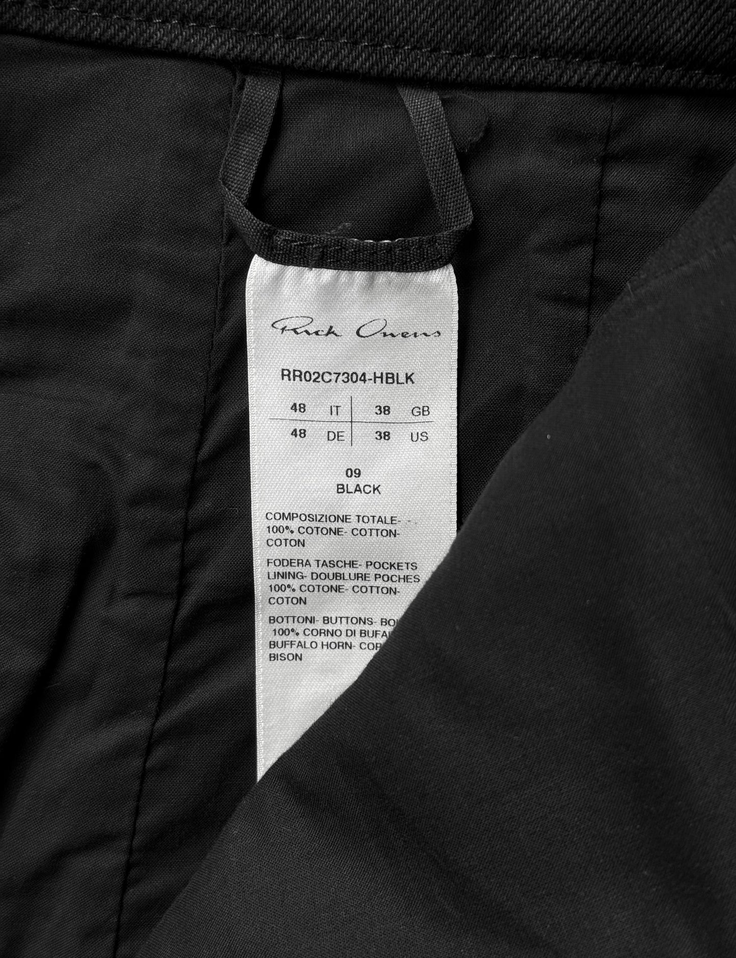 Rick Owens AW23 "LUXOR" Dirt Cooper 16oz Selvedge Denim