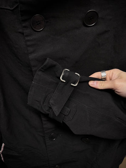 Carol Christian Poell 2010 'VM/2562SED PEDGE-PTA/10' SELF-EDGE Metre Double Breasted Coat detail | DRIEW GARMENTS