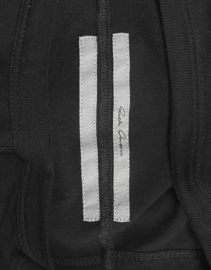 Rick Owens AW25 “CONCORDIANS” Black Sheer Raw Hem Long-sleeves