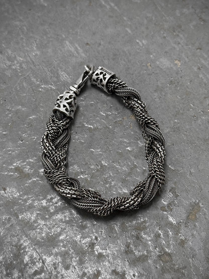 Emanuele Bicocchi .925 Silver Mixed Braided Bracelet | Archive Fashion Toronto