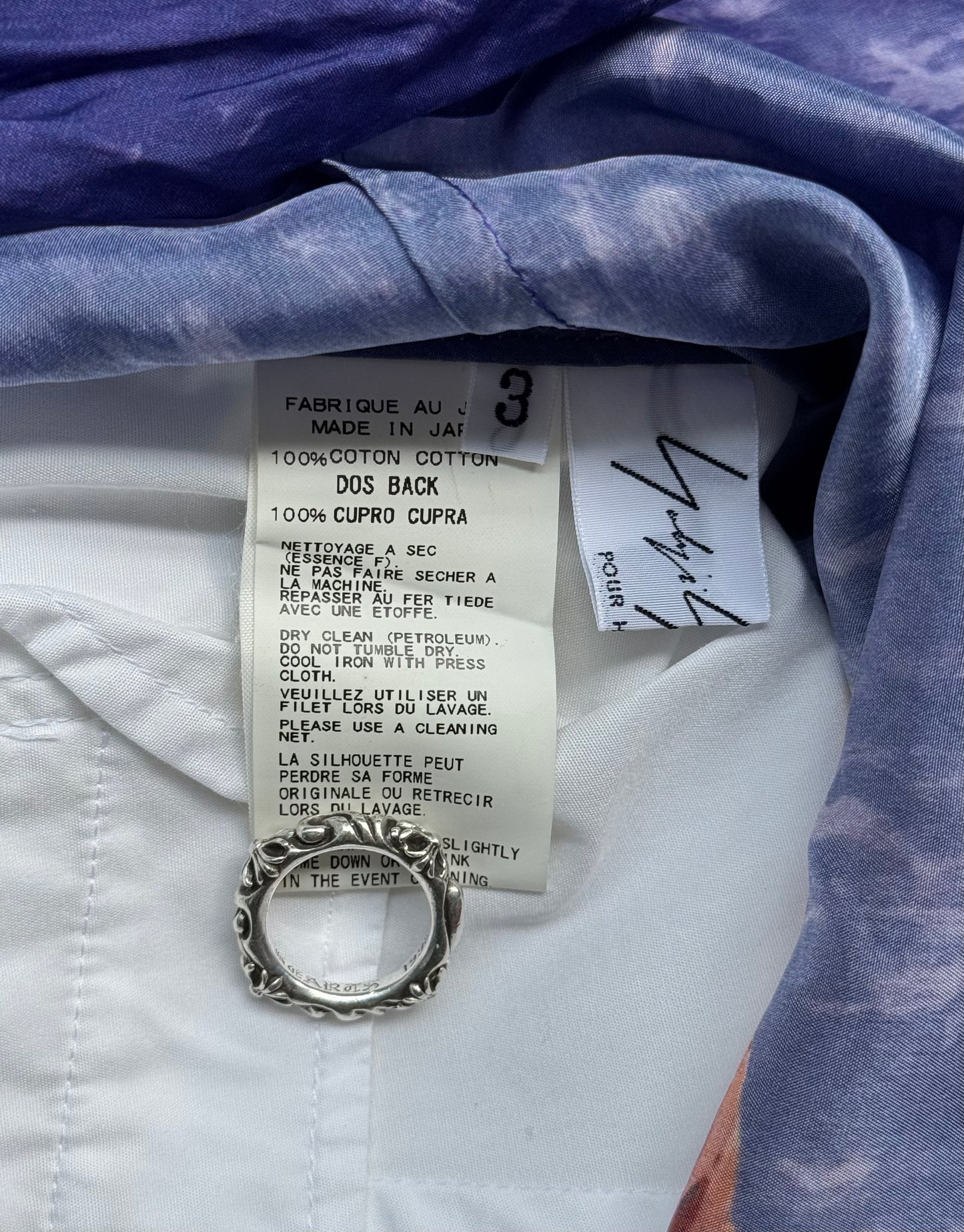 Yohji Yamamoto POUR HOMME AW09 King Cobra Graphic Shirt