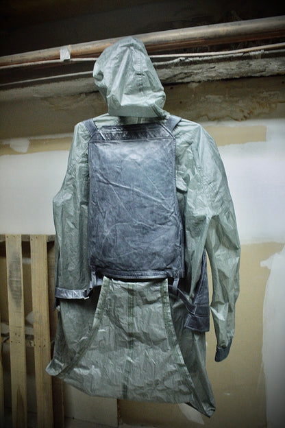 Carol Christian Poell 'VM/2423 ROOMS-PTC/29' Object-dyed Kangaroo Leather Parachute Vest Bag