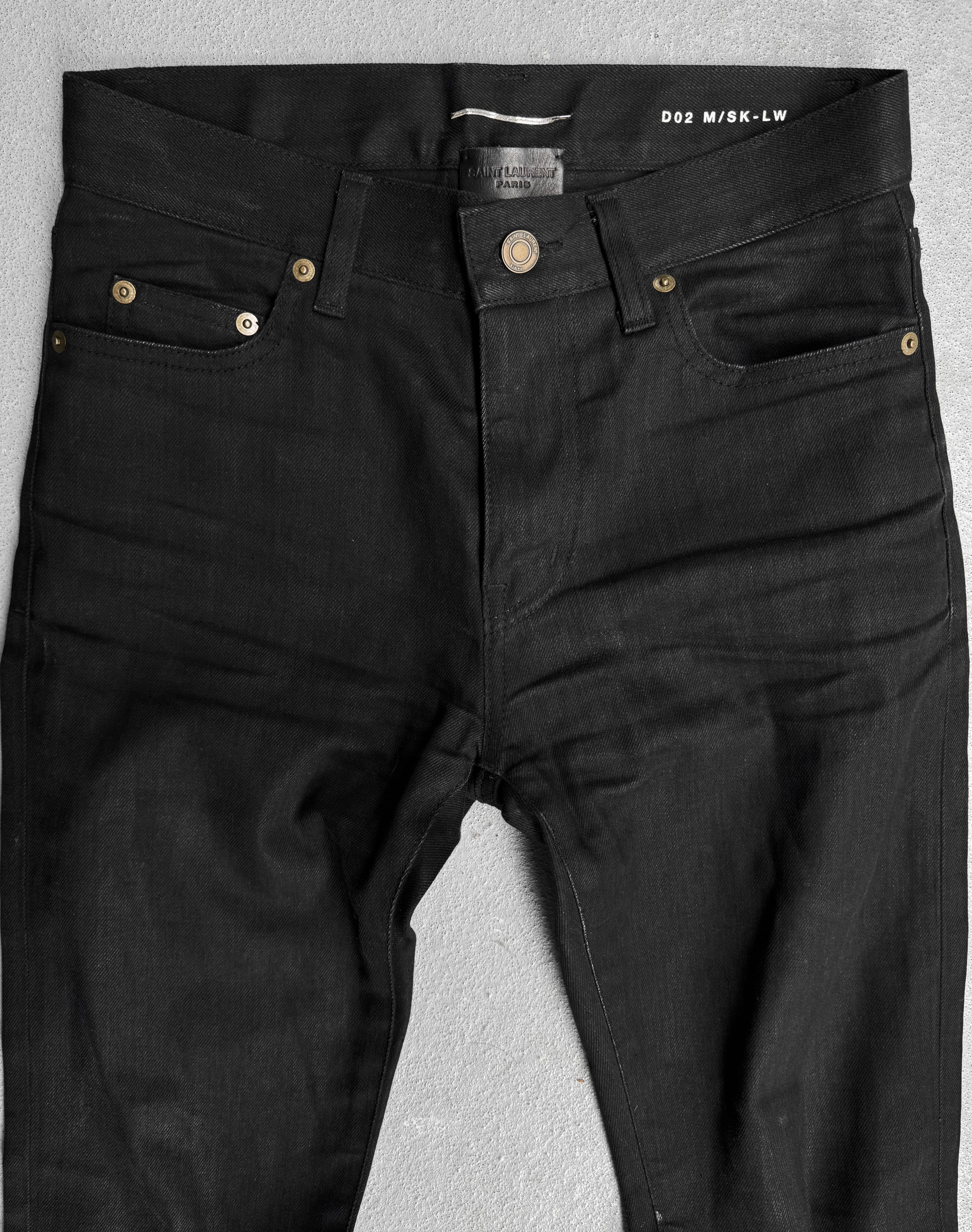 Saint Laurent AW15 D02 Distressed Skinny Jeans | Size 27 – DRIEW