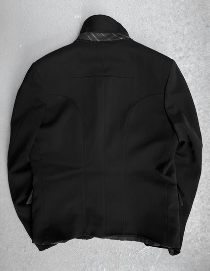 UNDERCOVER AW06-07 “but beautiful: GURU GURU” Asymmetrical Tuxedo Jacket
