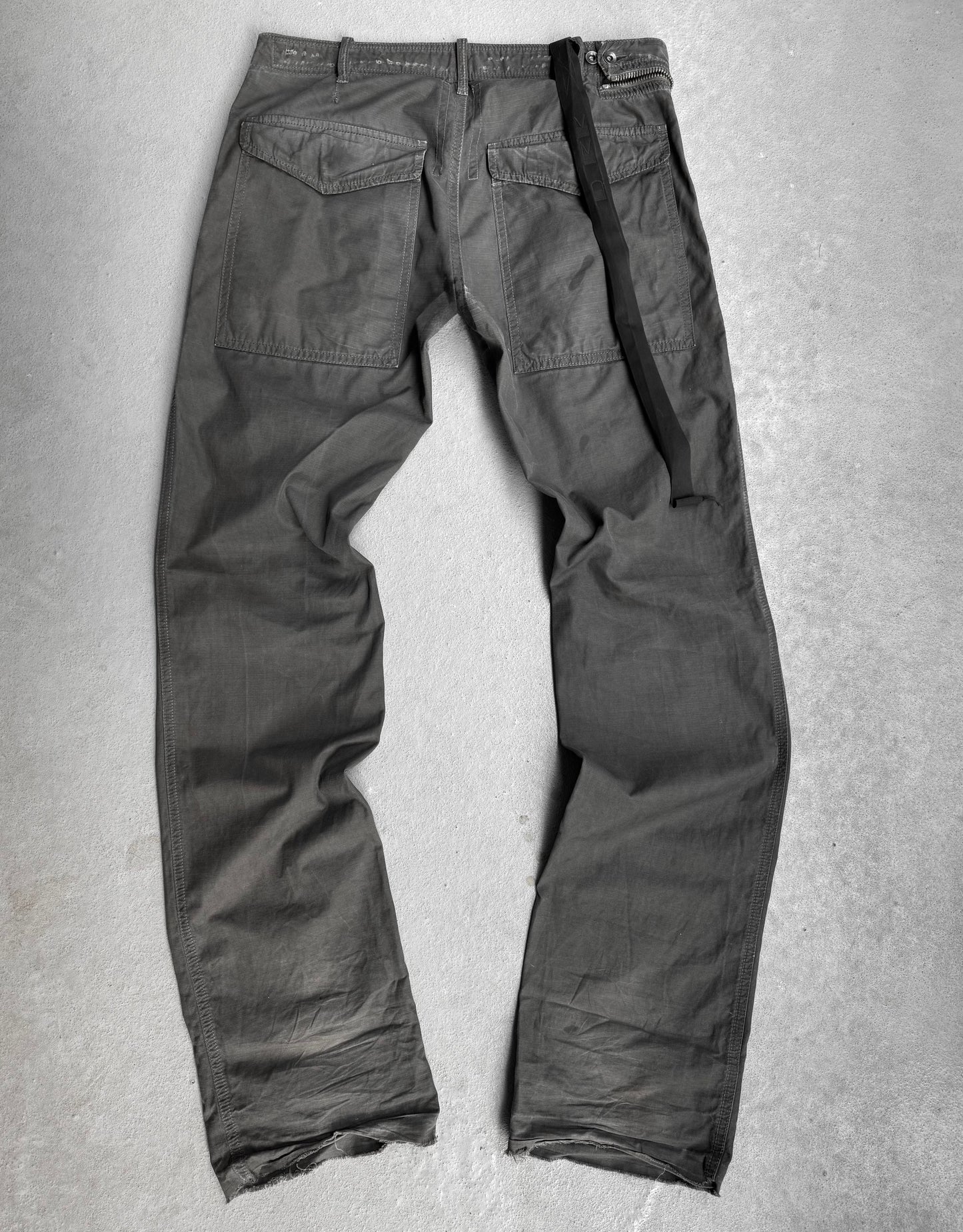Rick Owens DRKSHDW AW09 “CRUST” Hogwash Aircut Ripstop Pants