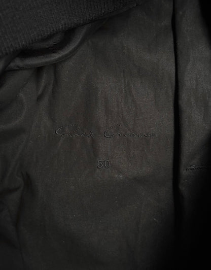 Rick Owens AW14 "MOODY" Lamb Leather MA-1 Bomber Jacket