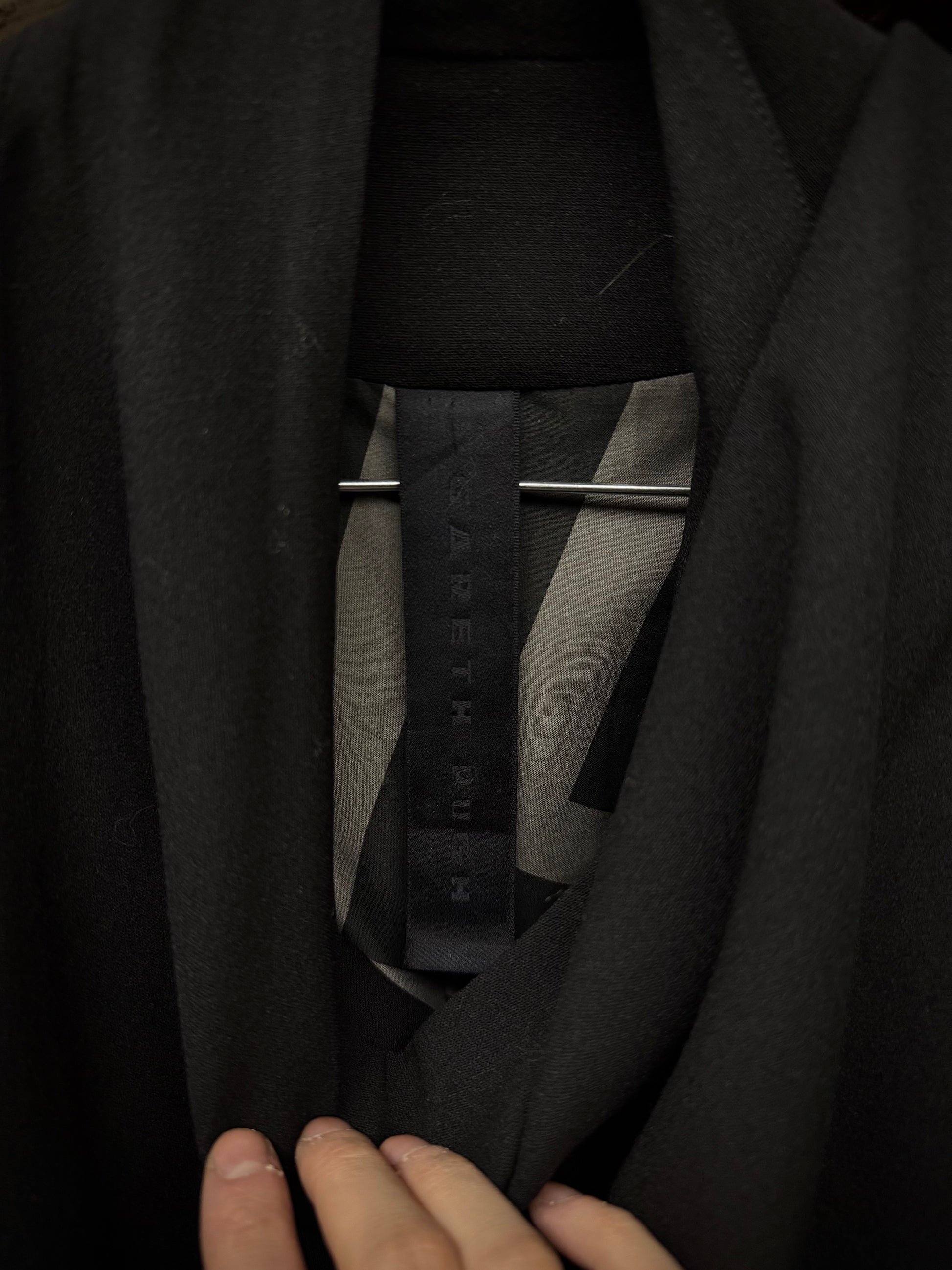 Gareth Pugh 2010s Asymmetric Open-front Raglan Jacket detail | DRIEW GARMENTS