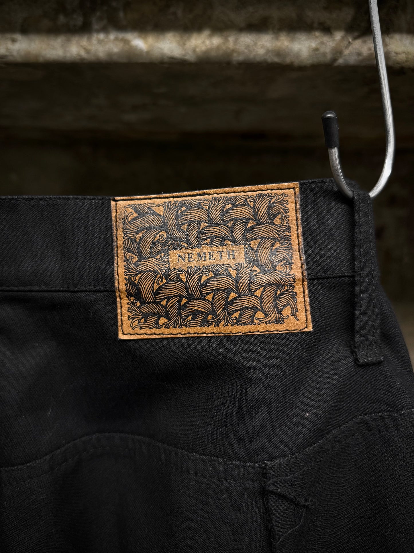 Christopher Nemeth 'NO. 820' 3D Structure Repaired Knee Denim detail | DRIEW GARMENTS