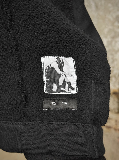 Rick Owens DRKSHDW AW14 "MOODY" Mollino Zip Up Cotton Fleece Sweater