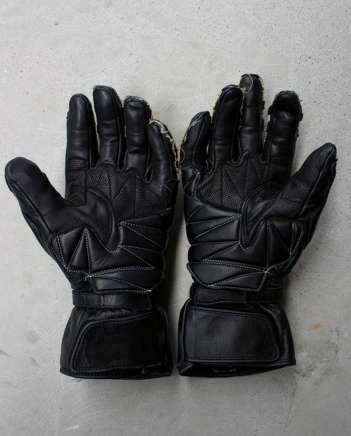 Kadoya x Kushitani “GPS GLOVE-K” Padded Lambskin Leather Motorcycle Gloves