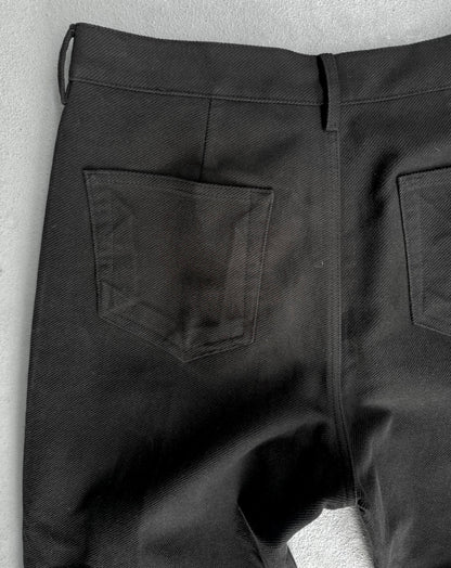 Rick Owens AW24 "PORTERVILLE" Geth Wide Leg Moleskin Denim