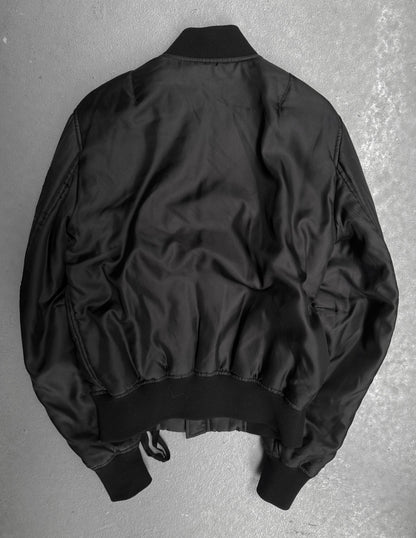 Ann Demeulemeester AW22 Silk Barbara Standard Bomber Jacket