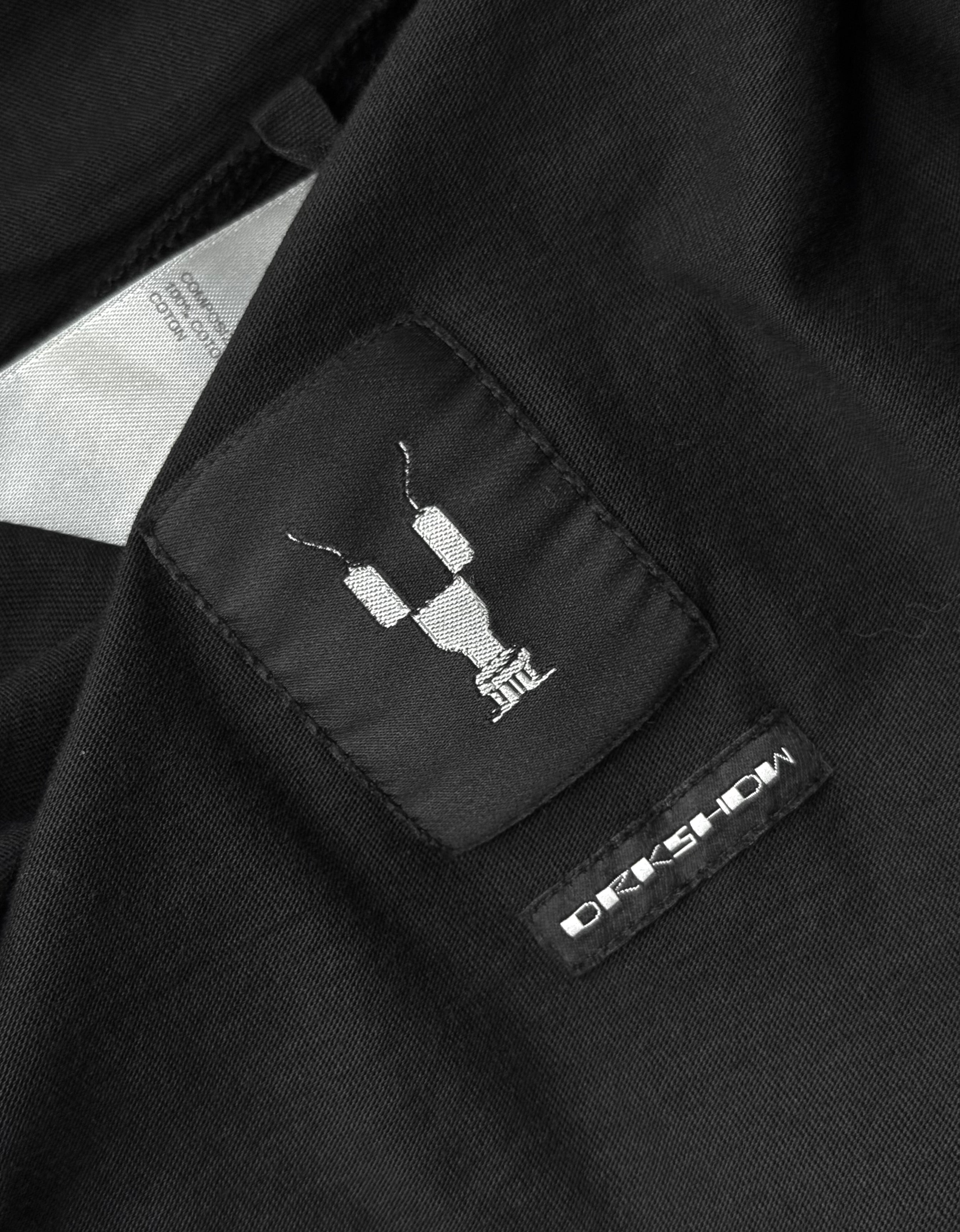 Rick Owens DRKSHDW SS19 Babel Black Level Longsleeve M – DRIEW