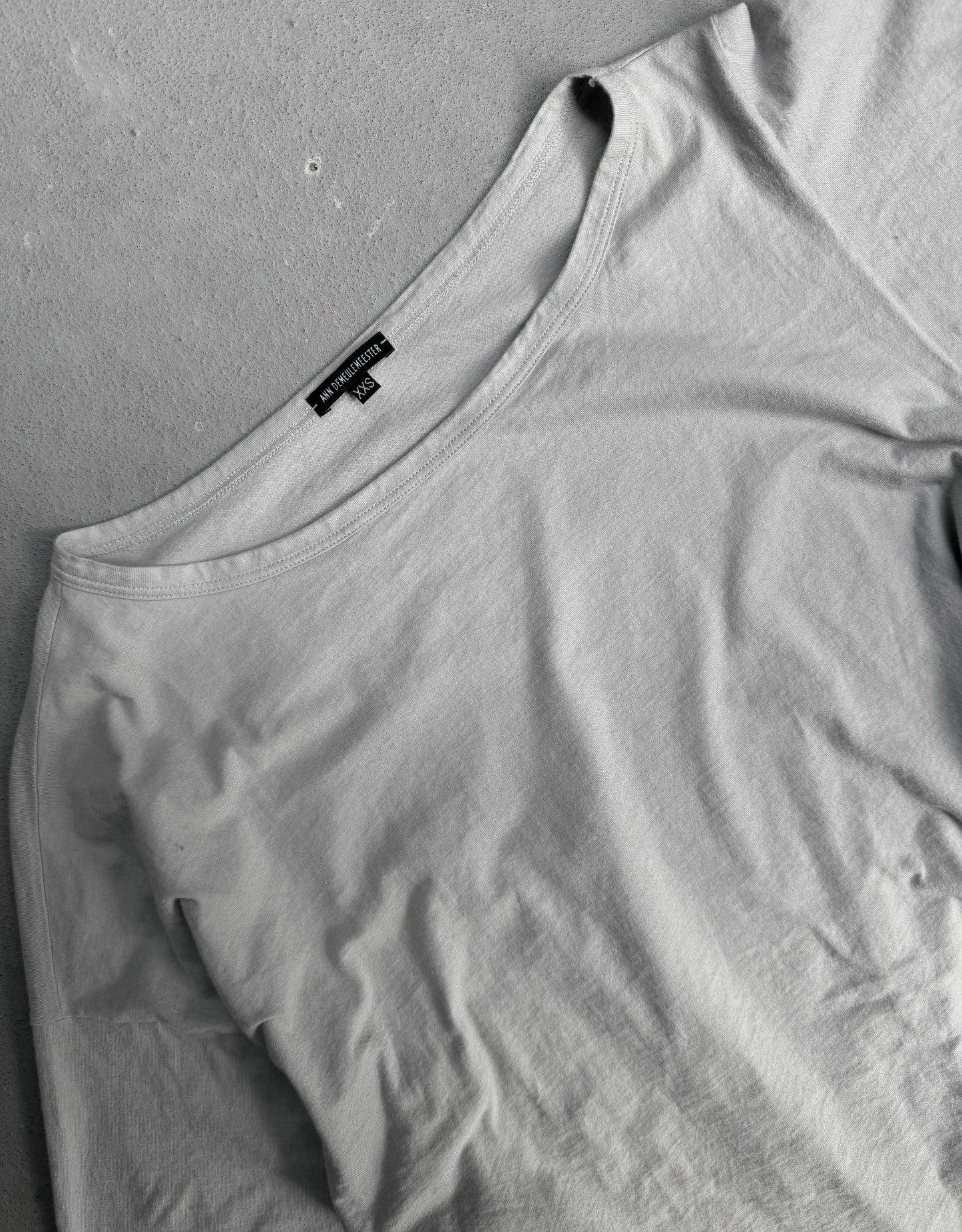 Ann Demeulemeester 2010s Oversized Asymmetric T-shirt