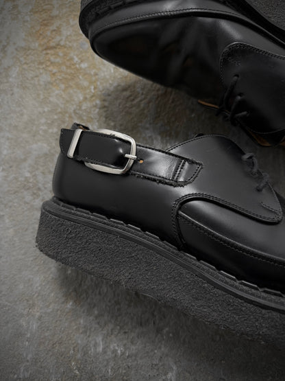 COMME des GARÇONS HOMME PLUS x George Cox AW17 Pointy Toe Crepe Derbies detail | DRIEW GARMENTS