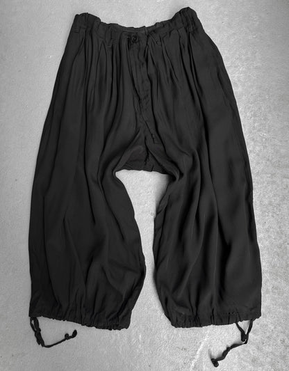 Yohji Yamamoto POUR HOMME SS11 Pleated Drop-crotch Balloon Pants