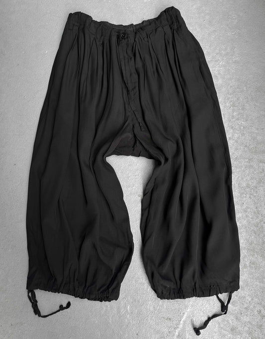 Yohji Yamamoto POUR HOMME SS11 Pleated Drop-crotch Balloon Pants