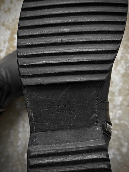 Rick Owens SS17 “WALRUS” Goodyear Flex Army Creeper Cow Leather Combat Boots