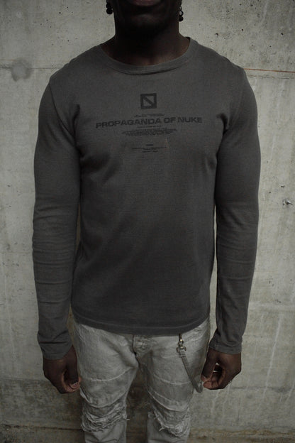 NUKE by Tatsuro Horikawa Late 90s Graphic Long-sleeves Jumper