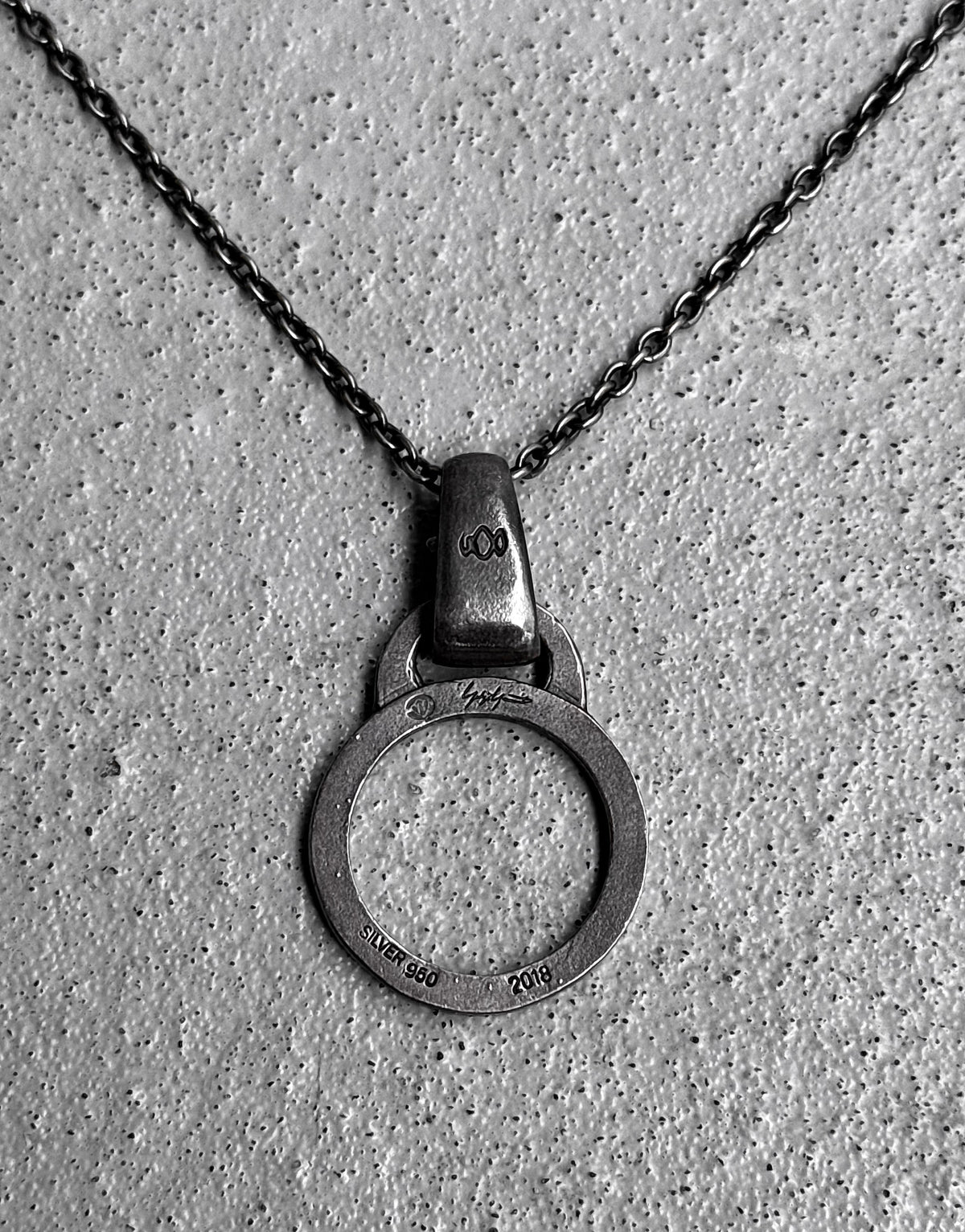 Yohji Yamamoto GOTHIC .950 Silver Glass Pendant Necklace – DRIEW