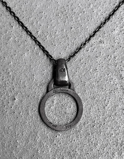 GOTHIC by Yohji Yamamoto 2018 Glass Holder .950 Silver Pendant Necklace