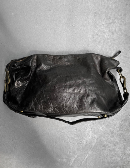 cornelian taurus by daisuke iwanaga ‘Combo Handle’ Horse Leather Boston Bag